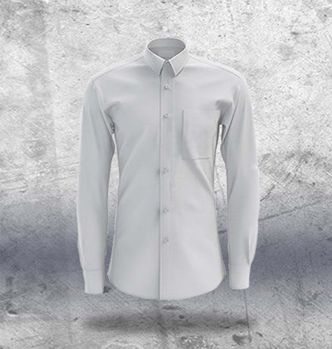 Allwear Formal White L/S Shirt (Size 34-38)