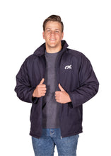 Load image into Gallery viewer, Mens Navy Padded Jacket