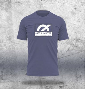 Blue Melange T-Shirt - Design 1
