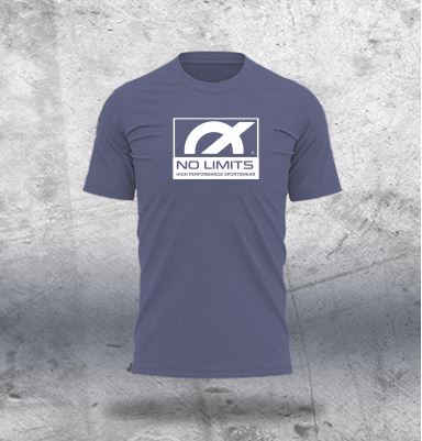 Blue Melange T-Shirt - Design 1